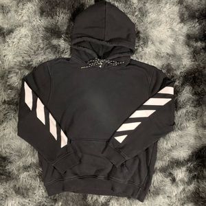 OFF-WHITE - Black ‘white’ Hoodie
